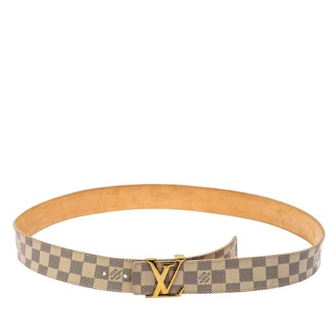 lv initials damier azur belt|LV Initiales 30mm Reversible Belt Damier Azur .